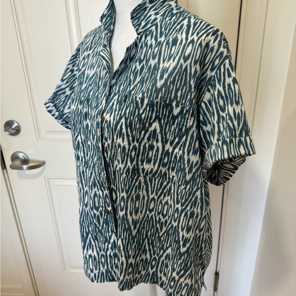 Pilcro Voile Surf Ikat Top - Picture 5 of 12